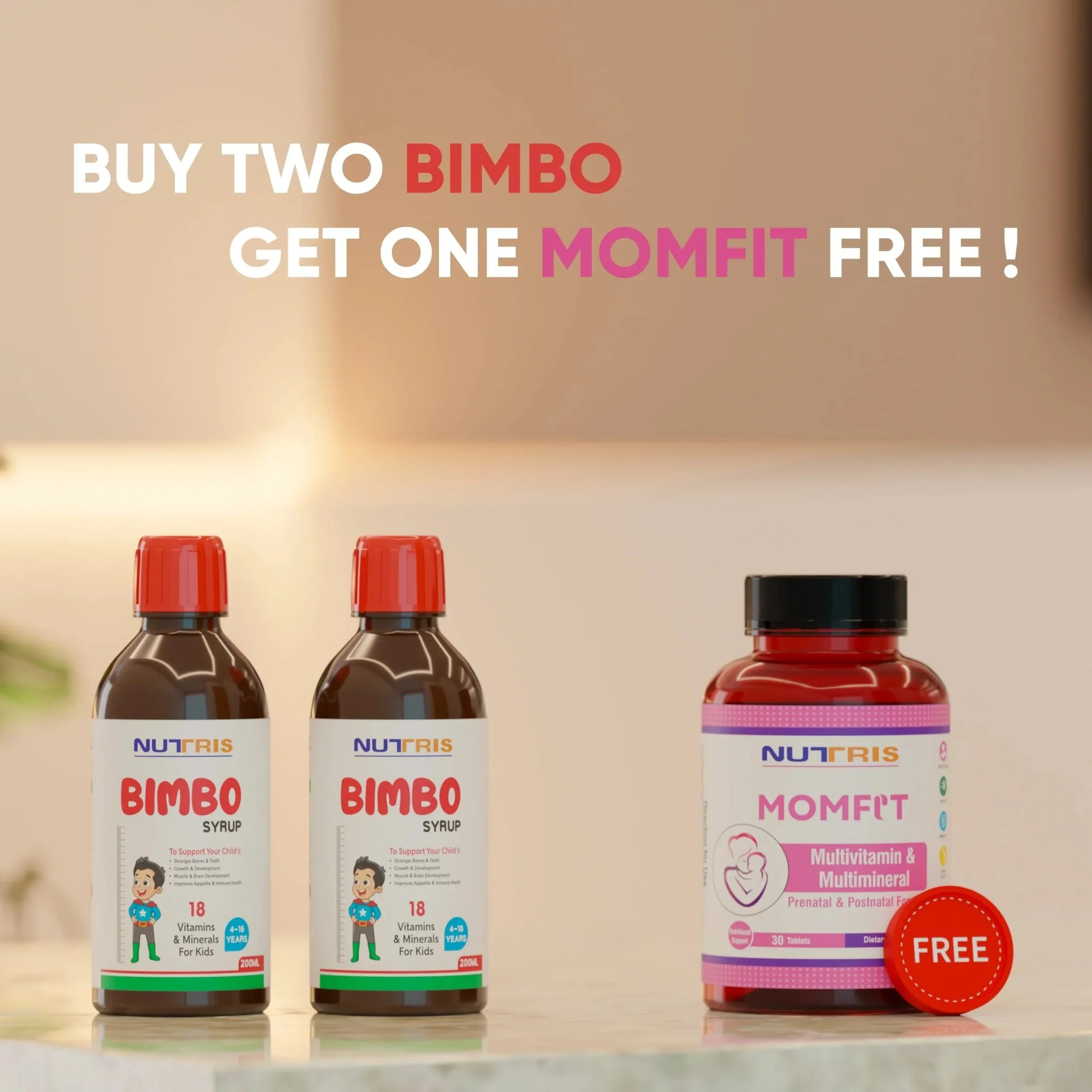 Bimbo - Kids' Multivitamins for Growth & Immunity - Image 3